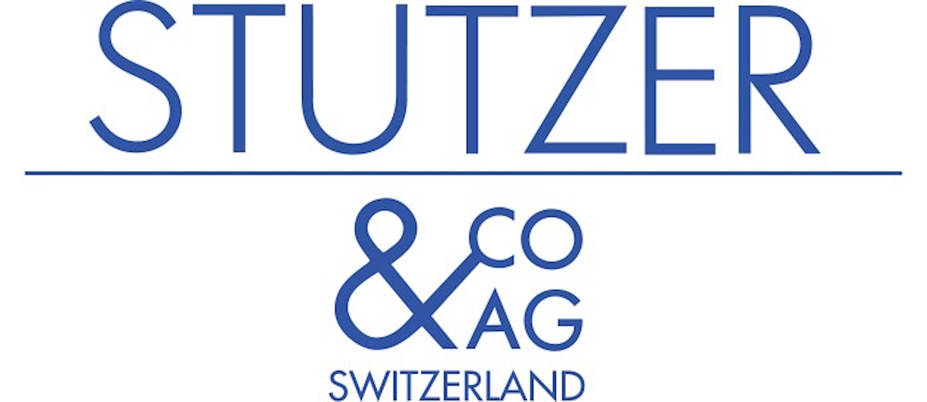 Vektorisiertes Stutzer Logo blau gross